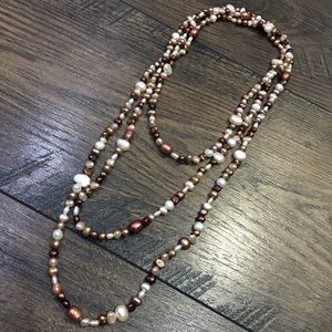 64” CONTINUOUS FRESHWATER PEARL NECKLACE
